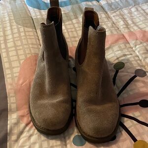 Born Light Brown Suede Chelsea Boots
